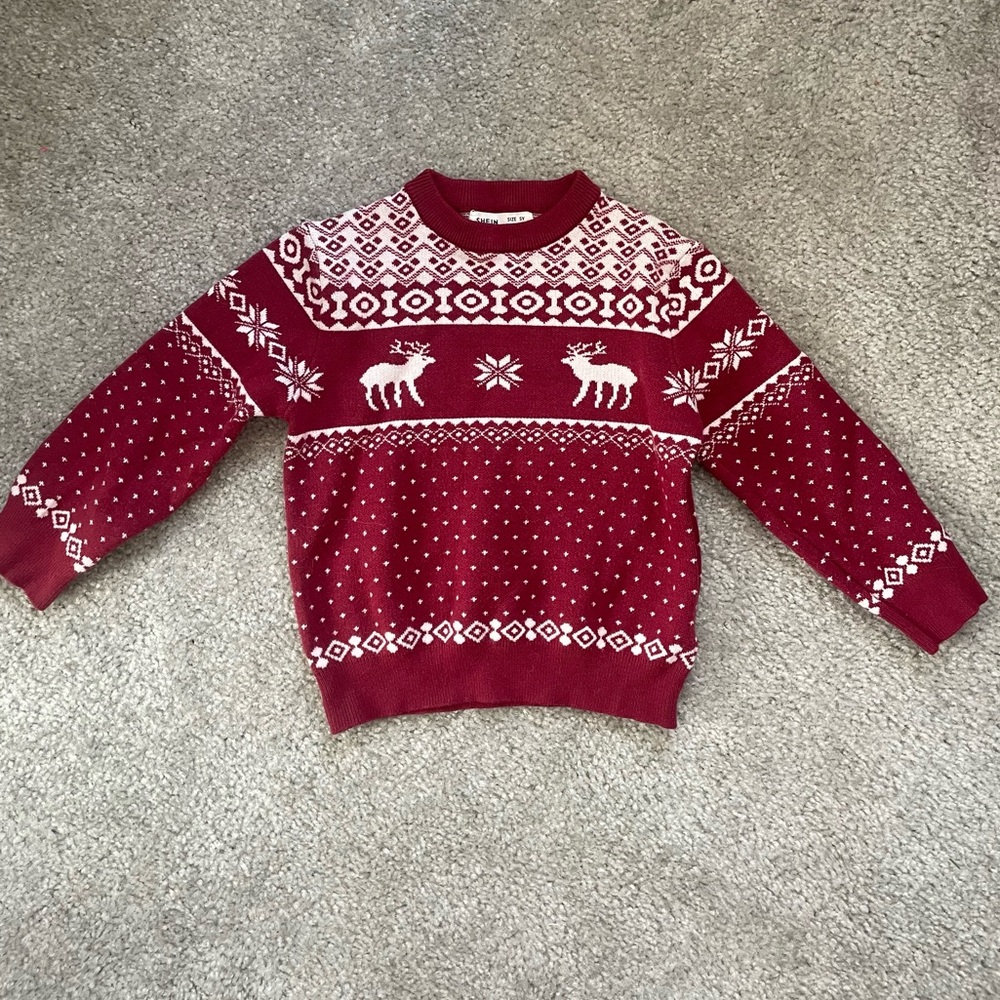Christmas sweater girl